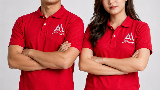 ตัวอย่างเสื้อโปโลพนักงานองค์กร