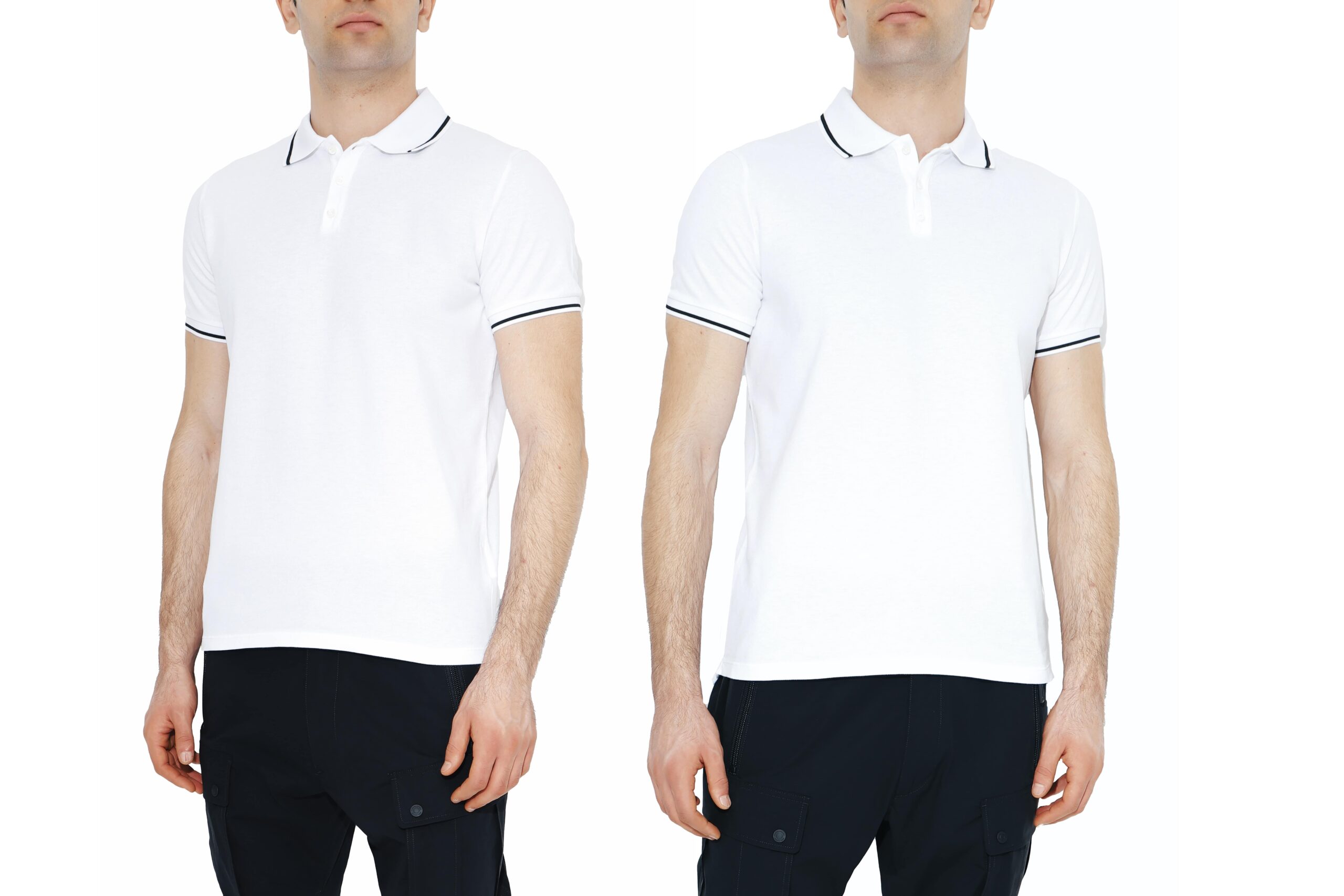 แบบเสื้อโปโล (Polo Shirt) คือเสื้อที่มีลักษณะเฉพาะตัวคือมีปกเสื้อ (Collar) และกระดุมบริเวณช่วงอก มักผลิตจากผ้าที่นุ่มและยืดหยุ่น เช่น ผ้า Cotton, TC หรือ Dry Tech ทำให้สวมใส่สบาย